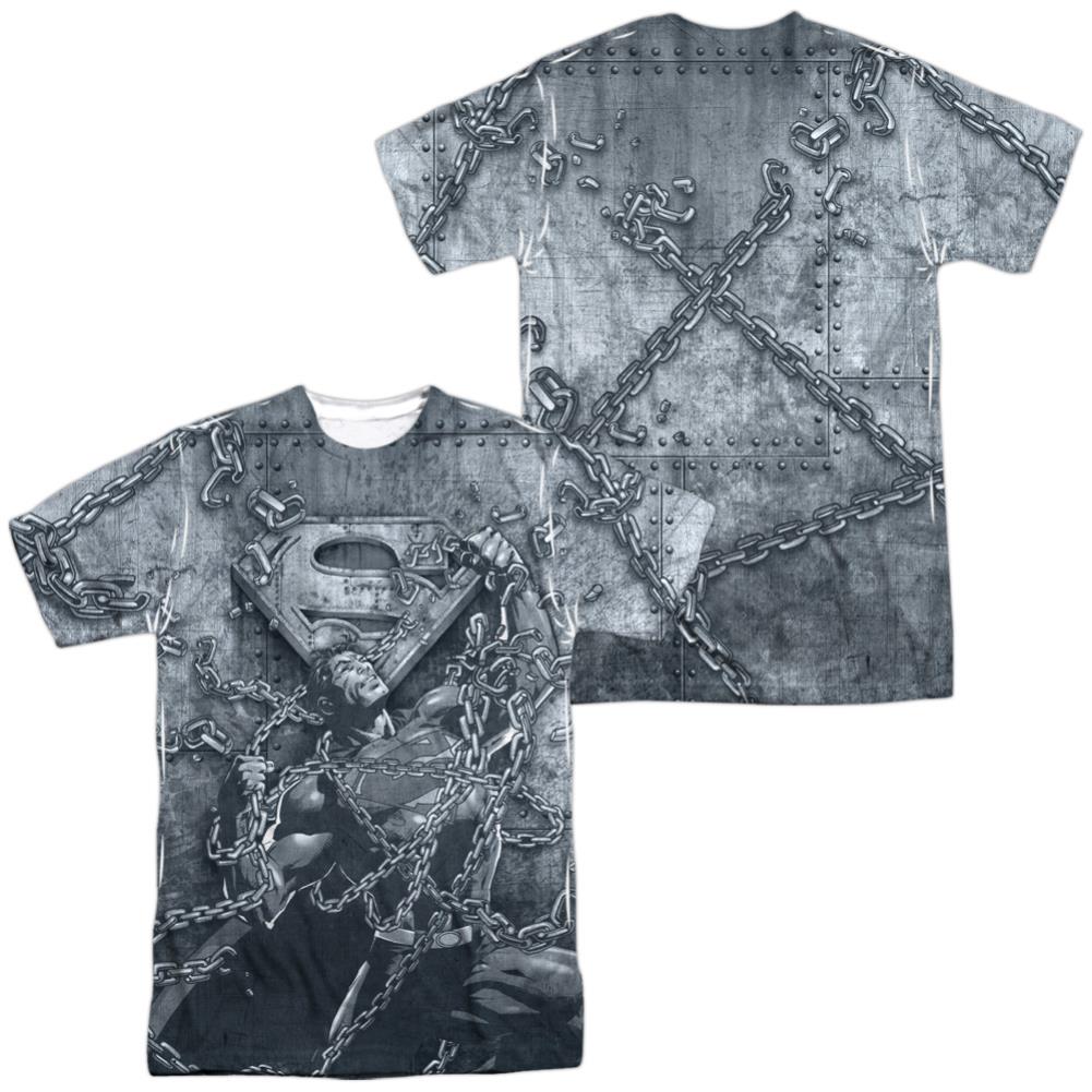 Superman Breaking Free Men's Regular Fit Polyester SS T