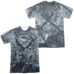 Superman Breaking Free Men's Regular Fit Polyester SS T