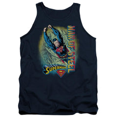 Superman Breakthrough Men's 18/1 Cotton Tank Top