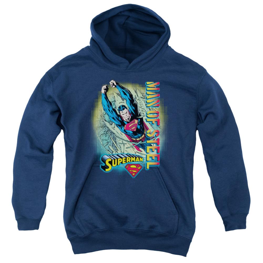 Superman Breakthrough Youth Cotton Poly Pull-Over Hoodie
