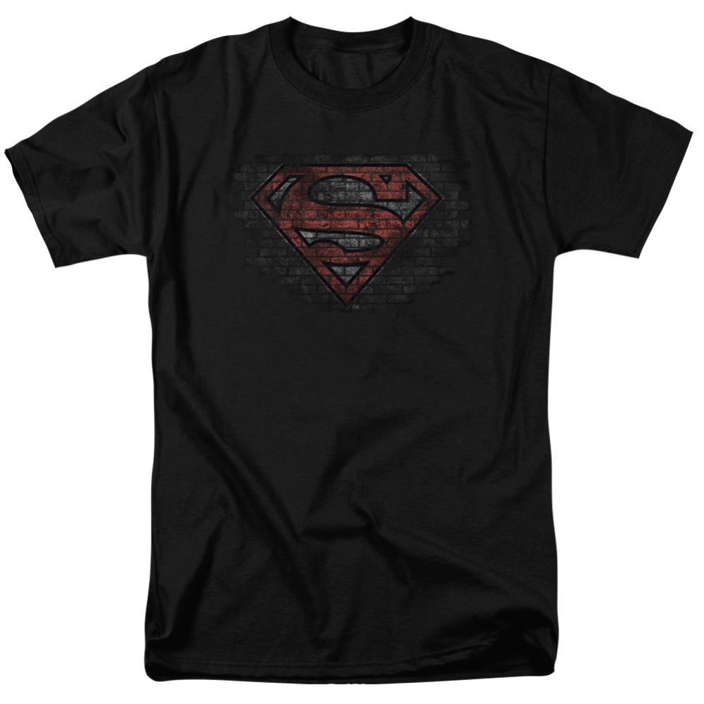 Superman Brick S Men's 18/1 Cotton SS T
