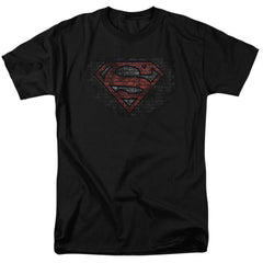 Superman Brick S Men's 18/1 Cotton SS T