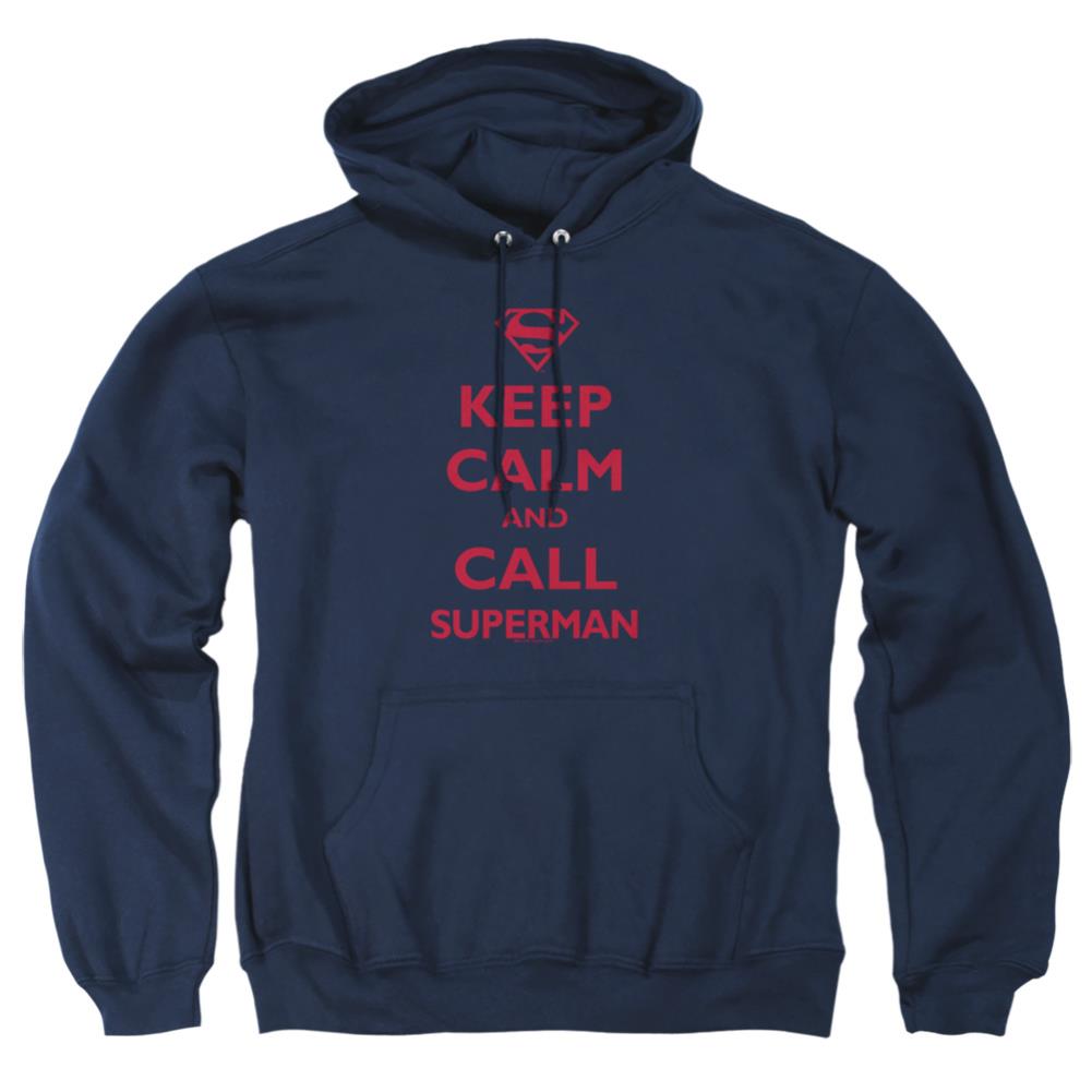 Superman Call Superman Men's Pull-Over 75 25 Poly Hoodie