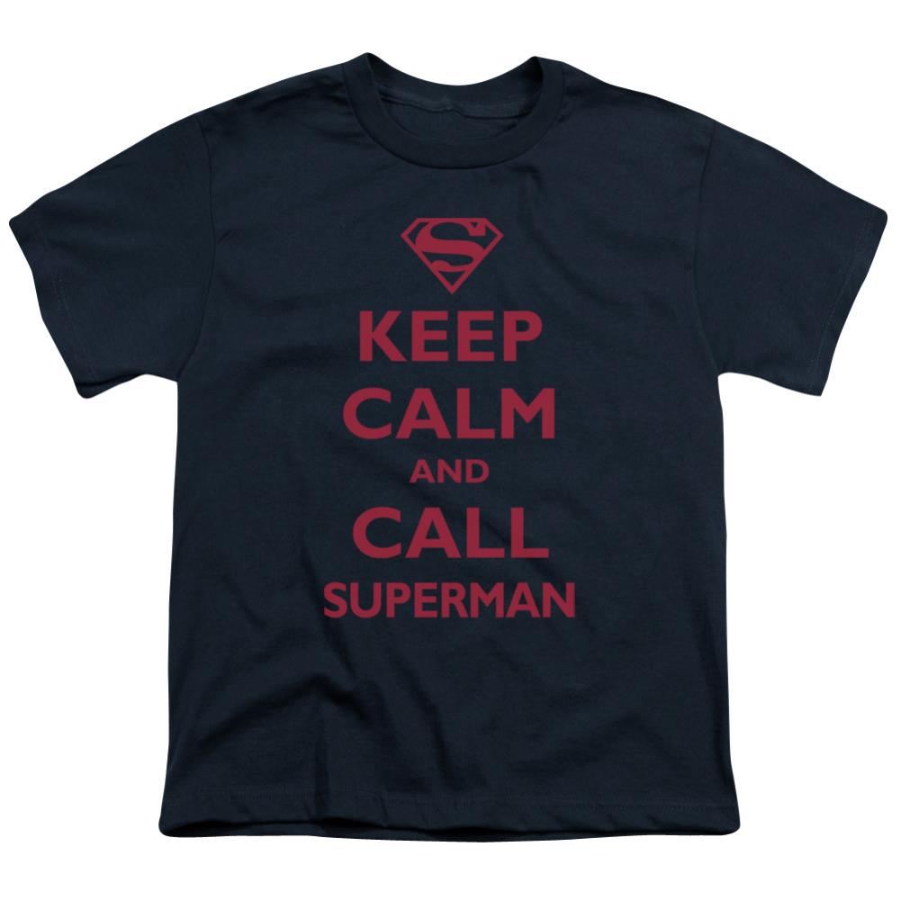 Superman Call Superman Youth 18/1 100% Cotton SS T