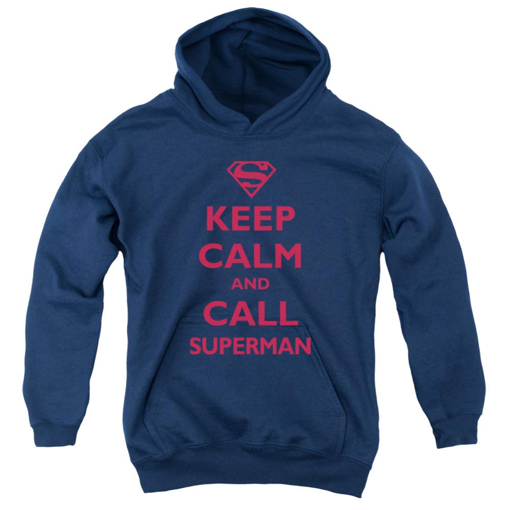Superman Call Superman Youth Cotton Poly Pull-Over Hoodie