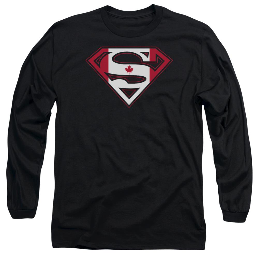 Superman Canadian Shield Men's 18/1 Cotton LS T
