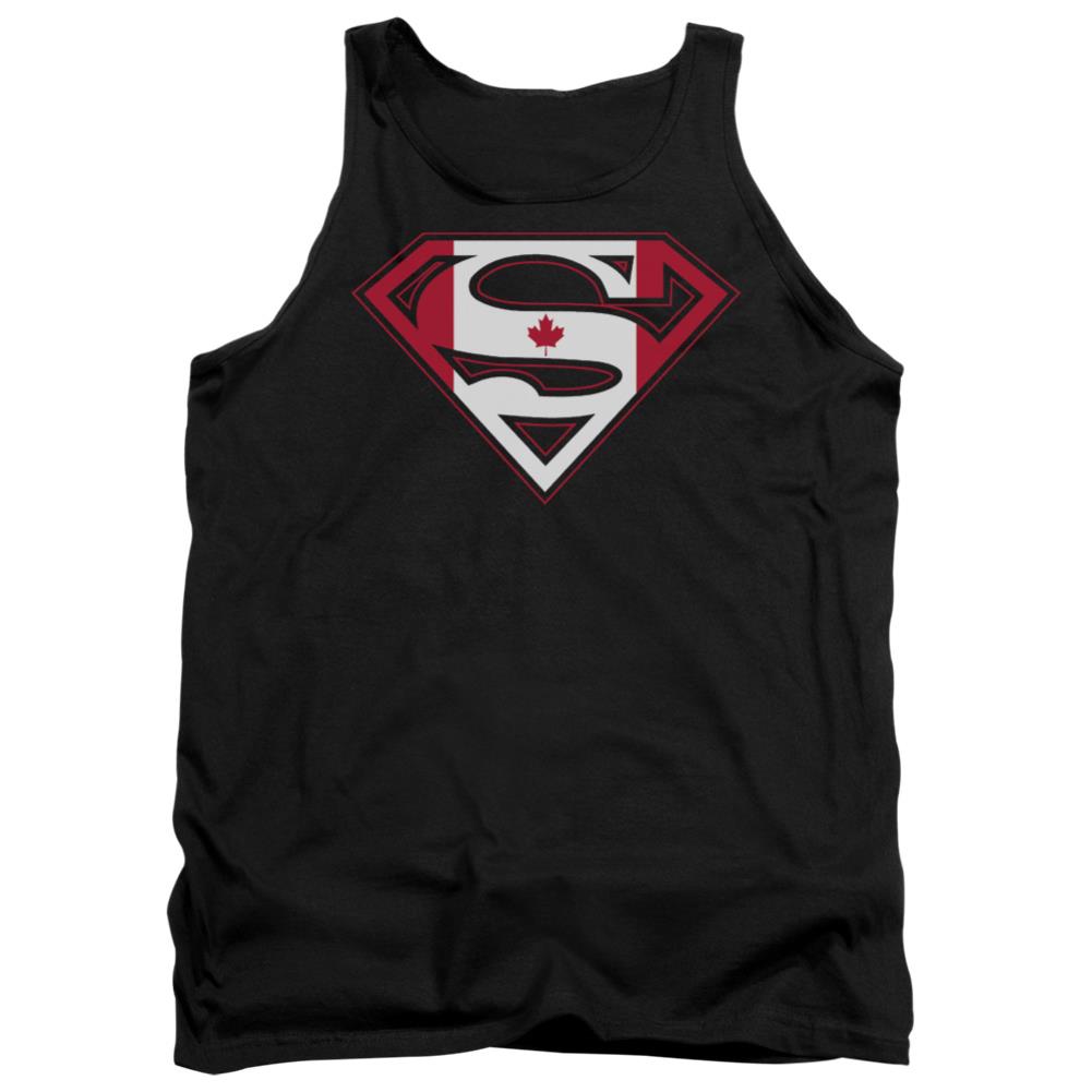 Superman Canadian Shield Men's 18/1 Cotton Tank Top