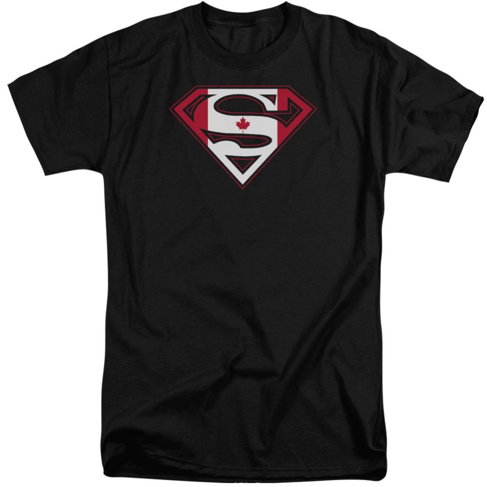 Superman Canadian Shield Men's 18/1 Tall Cotton SS T