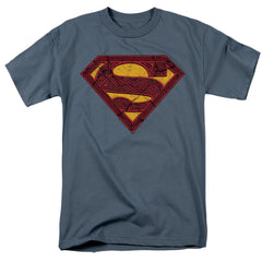 Superman Celtic Shield Men's 18/1 Cotton SS T