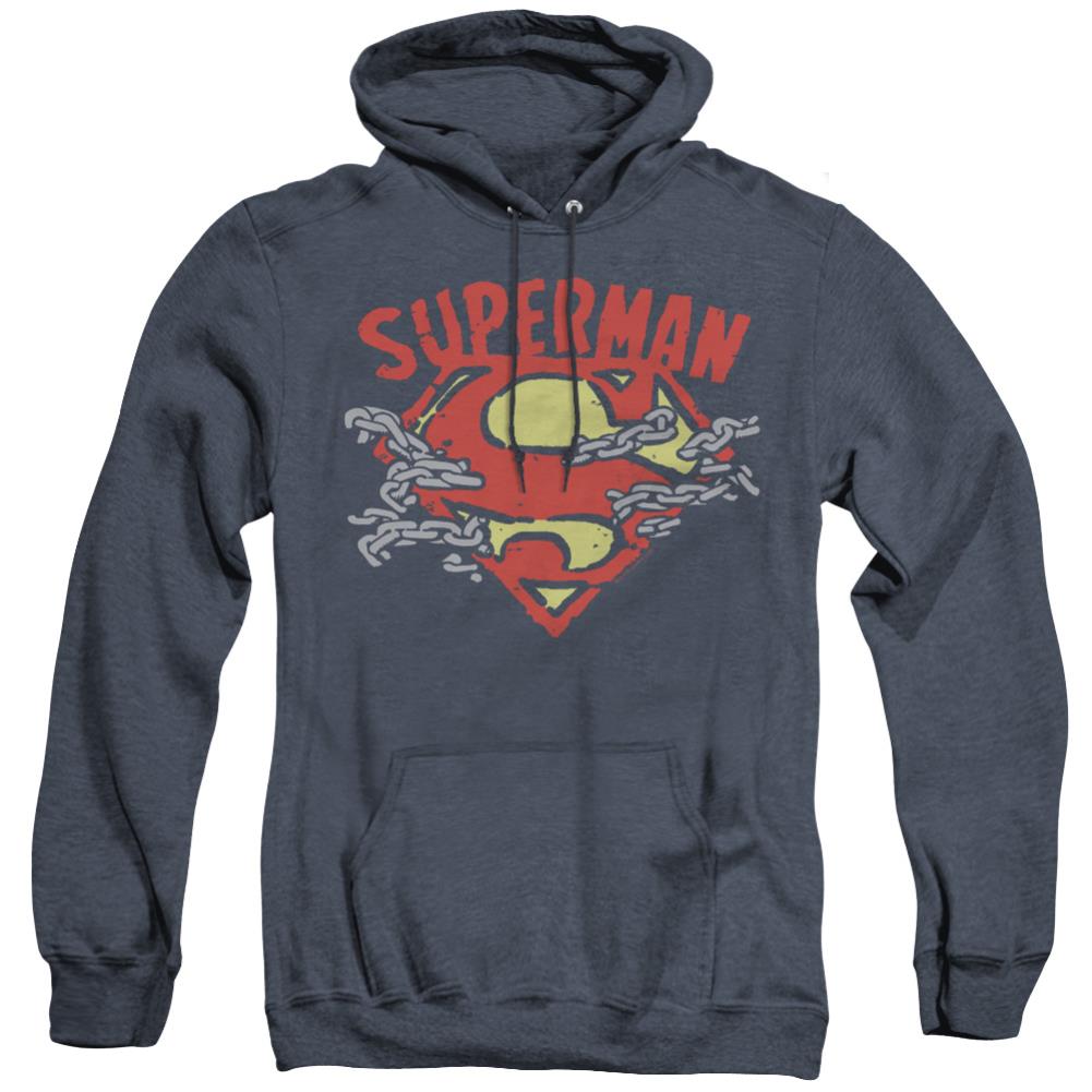 Superman Chain Breaking Men's Pull-Over Hoodie