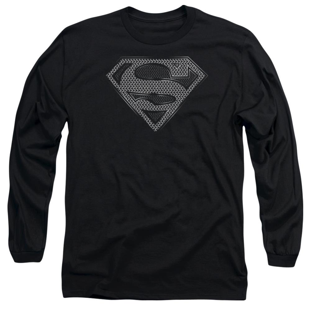 Superman Chainmail Men's 18/1 Cotton LS T