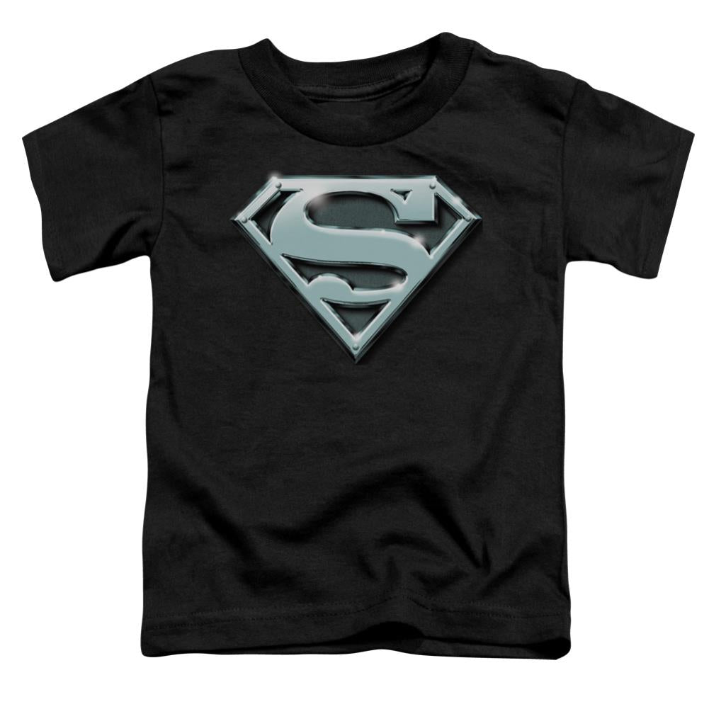 Superman Chrome Shield Toddler 18/1 Cotton SS T