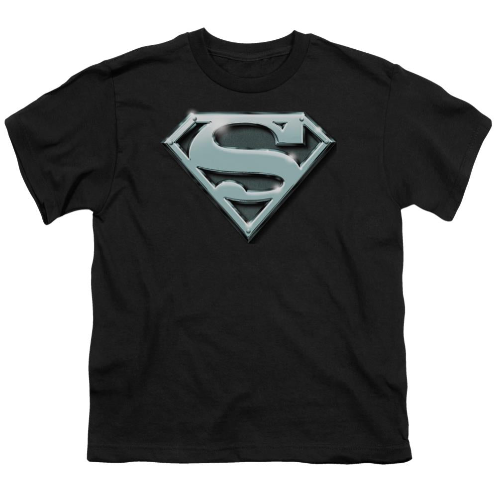 Superman Chrome Shield Youth 18/1 100% Cotton SS T