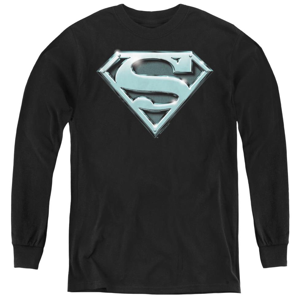 Superman Chrome Shield Youth LS T