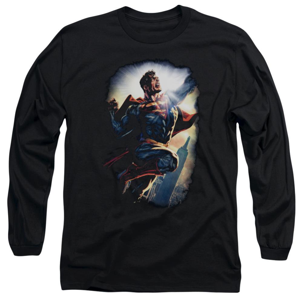 Superman Ck Superstar Men's 18/1 Cotton LS T