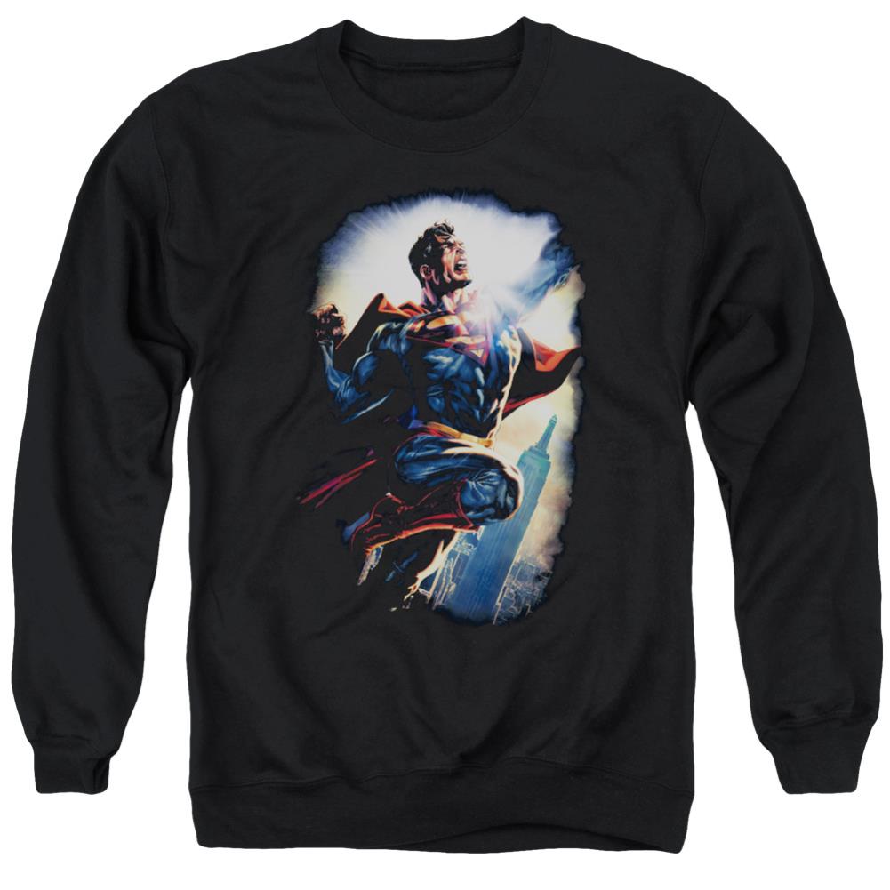 Superman Ck Superstar Men's Crewneck 50 50 Poly LS T