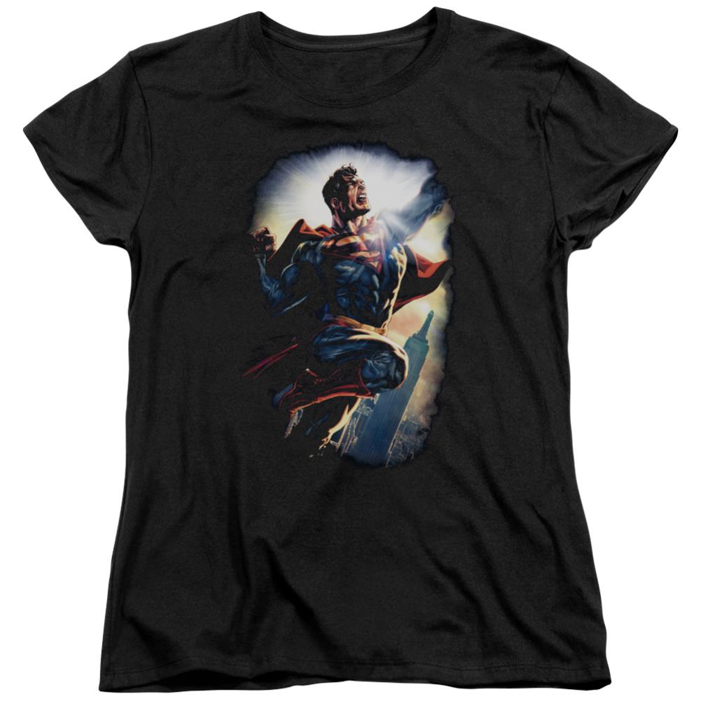 Superman Ck Superstar Women's 18/1 Cotton SS T