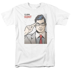 Superman Clark Kent Cover Men's 18/1 Cotton SS T