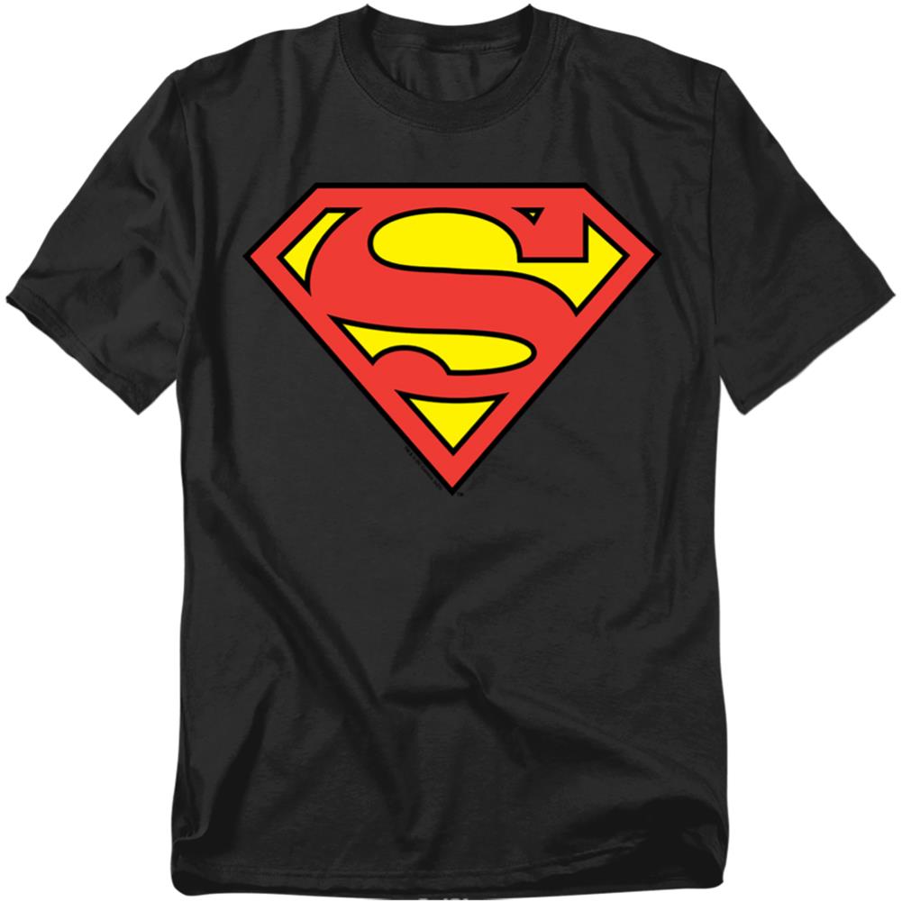 Superman Classic Logo Men's 18/1 Cotton SS T