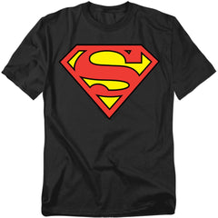 Superman Classic Logo Men's 18/1 Cotton SS T