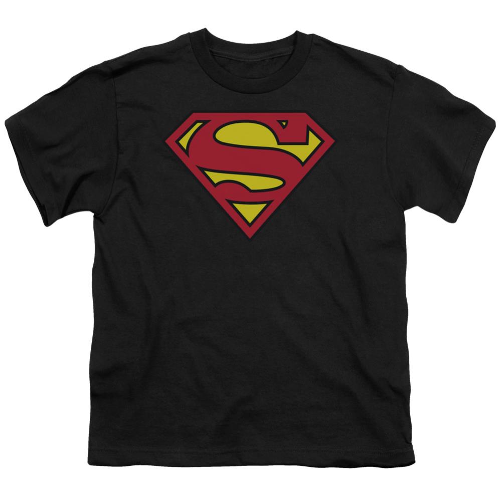 Superman Classic Logo Youth 18/1 100% Cotton SS T