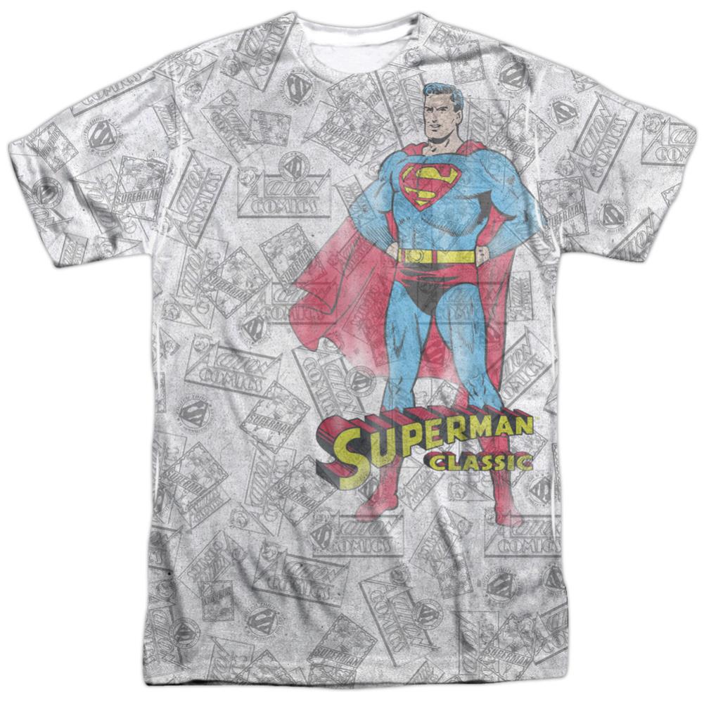 Superman Classic Men's Regular Fit Polyester SS T