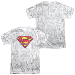 Superman Classic Repeat Men's Regular Fit Polyester SS T