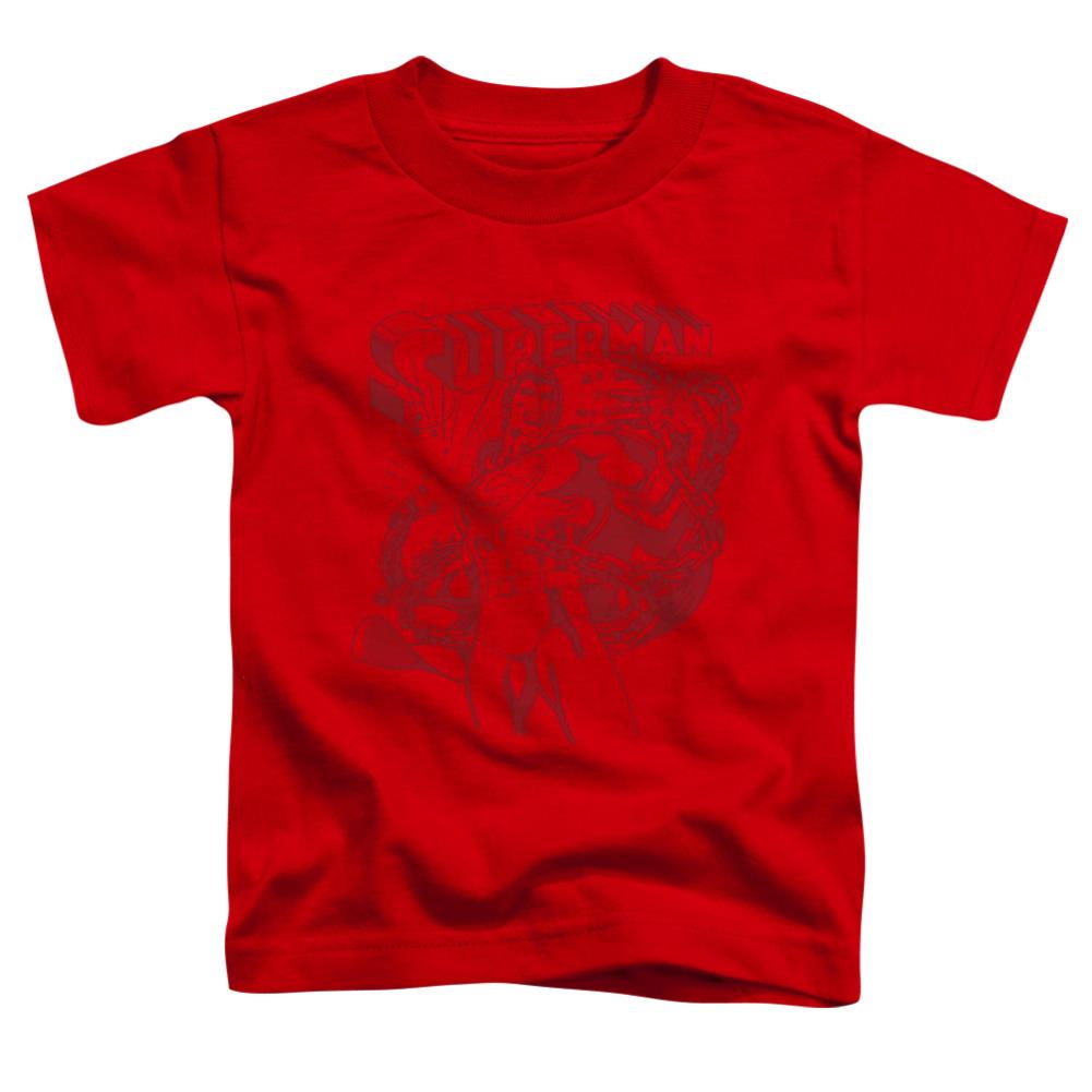 Superman Code Red Toddler 18/1 Cotton SS T