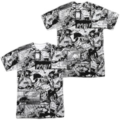 Superman Comic Strips Men's Regular Fit Polyester SS T
