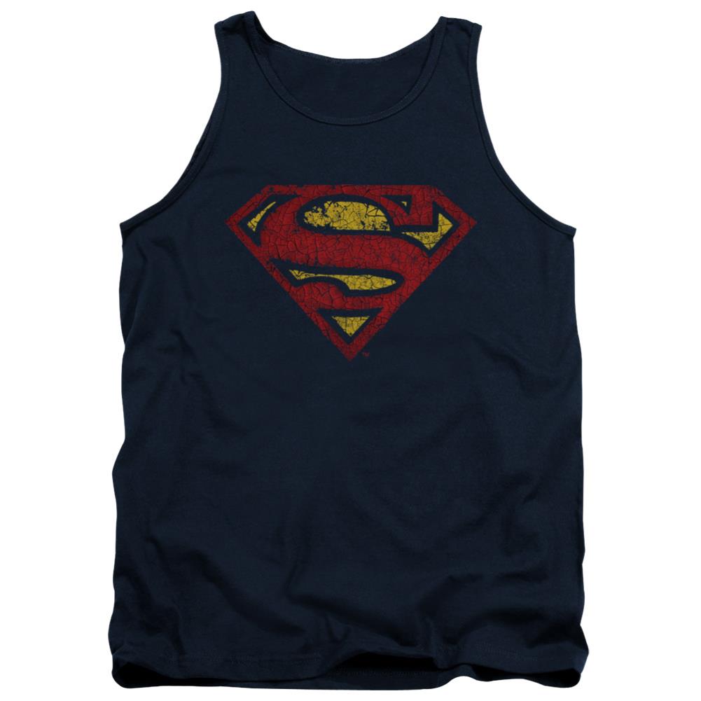 Superman Crackle S Men's 18/1 Cotton Tank Top