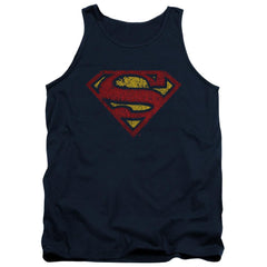 Superman Crackle S Men's 18/1 Cotton Tank Top