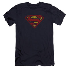 Superman Crackle S Men's Ultra-Soft 30/1 Cotton Slim SS T