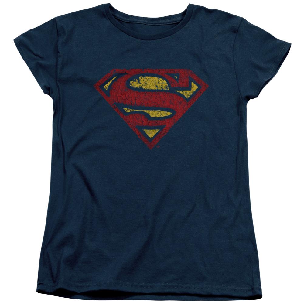 Superman Crackle S Women's 18/1 Cotton SS T