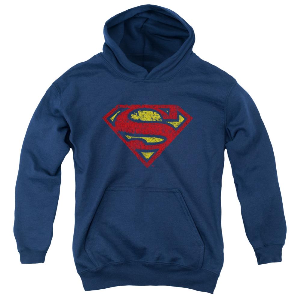 Superman Crackle S Youth Cotton Poly Pull-Over Hoodie