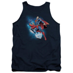 Superman Crystallize Men's 18/1 Cotton Tank Top