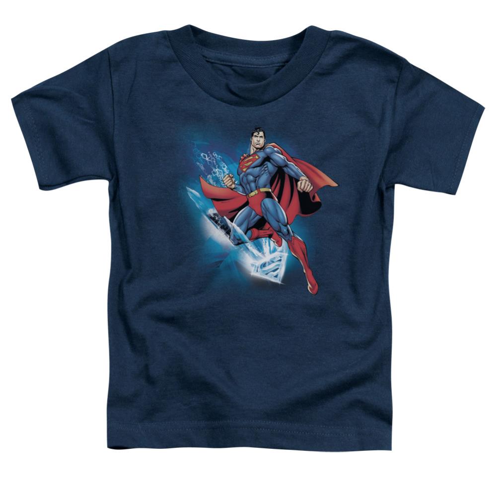 Superman Crystallize Toddler 18/1 Cotton SS T