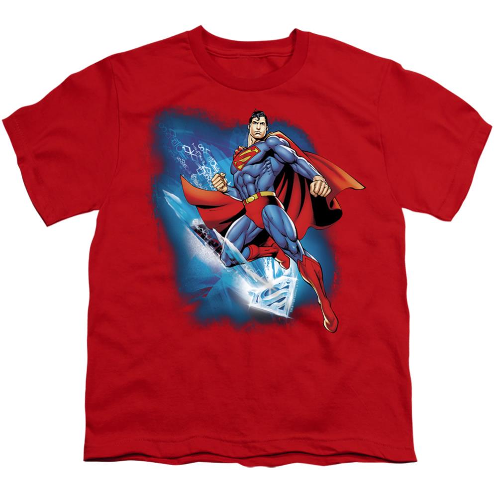 Superman Crystallize Youth 18/1 100% Cotton SS T