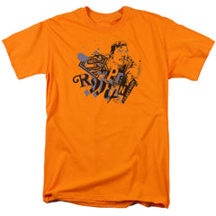 Superman Cut & Paste Men's 18/1 Cotton SS T