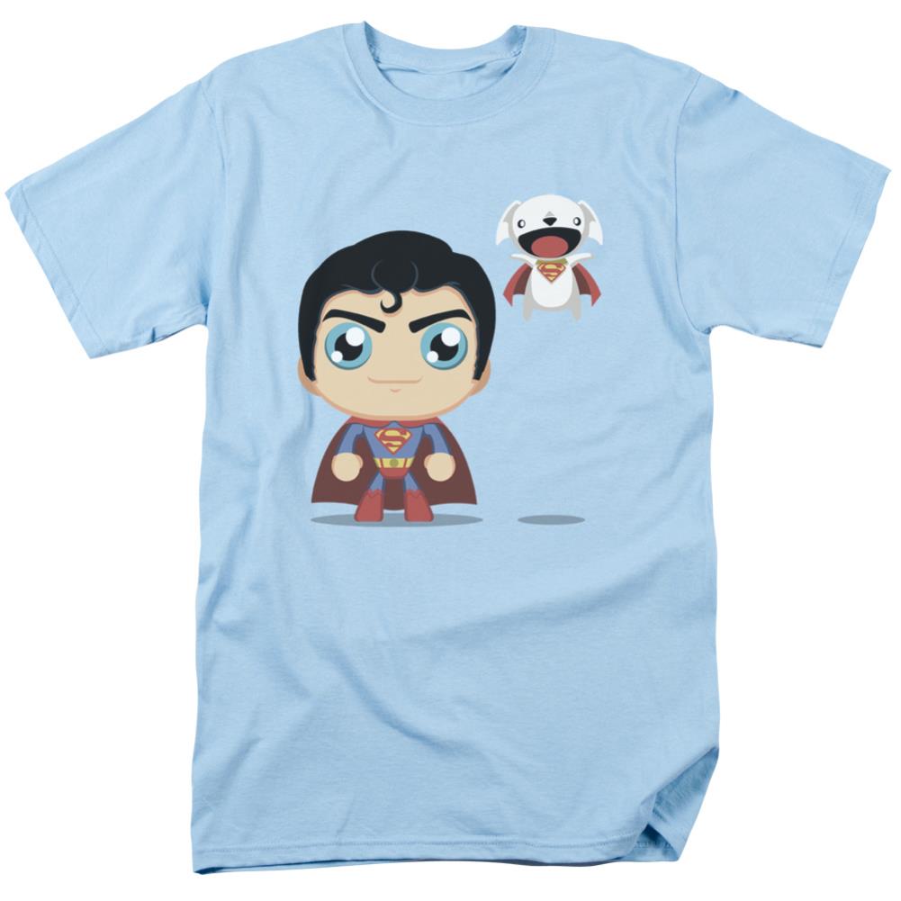 Superman Cute Superman Men's 18/1 Cotton SS T