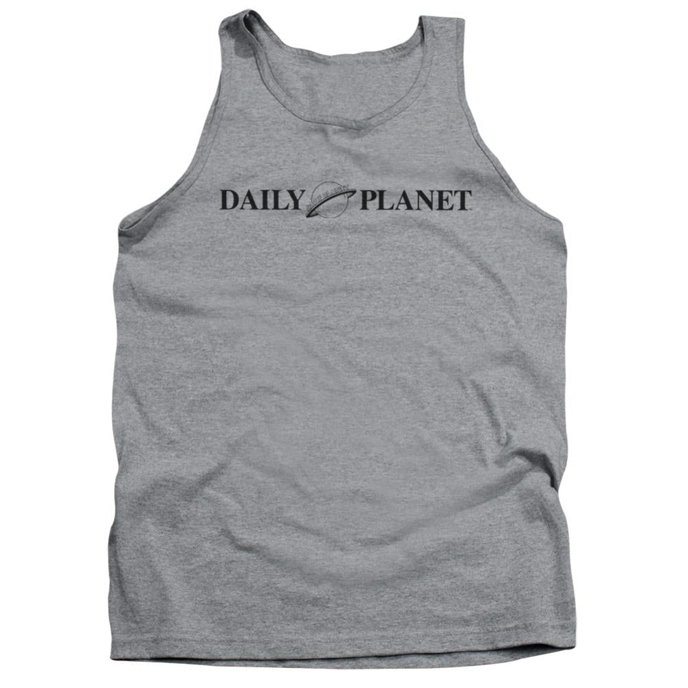 Superman Daily Planet Logo Men's 18/1 Cotton Tank Top