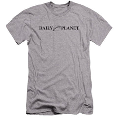 Superman Daily Planet Logo Men's Ultra-Soft 30/1 Cotton Slim SS T