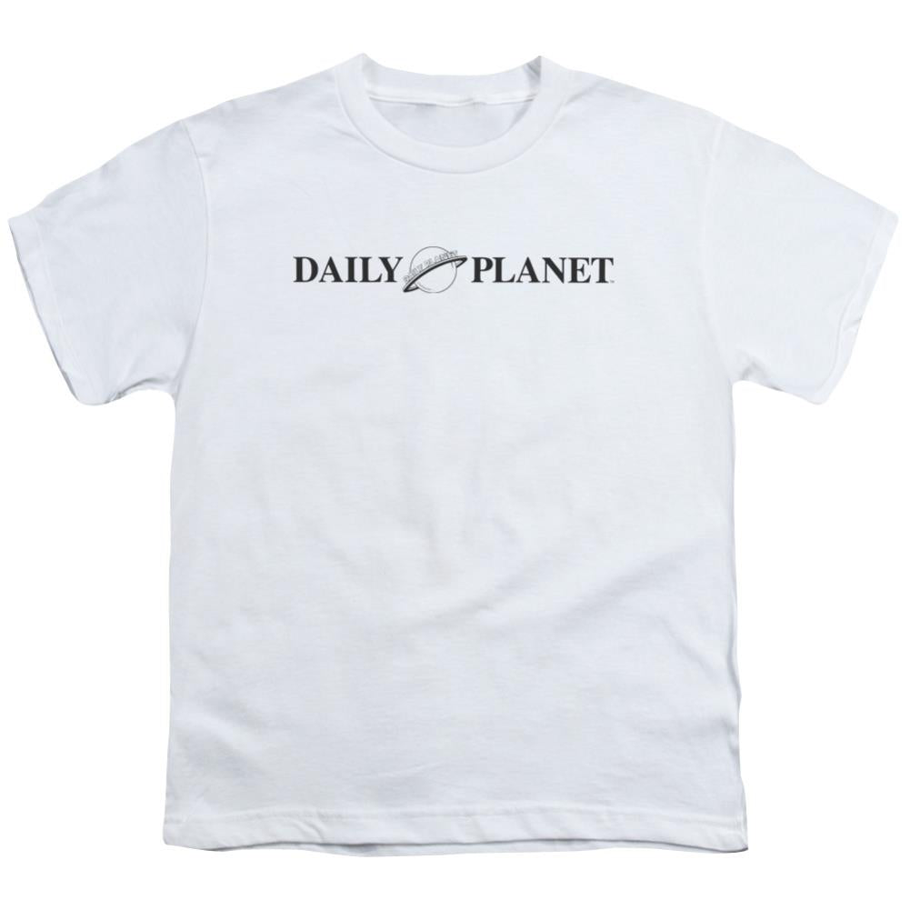 Superman Daily Planet Logo Youth 18/1 100% Cotton SS T
