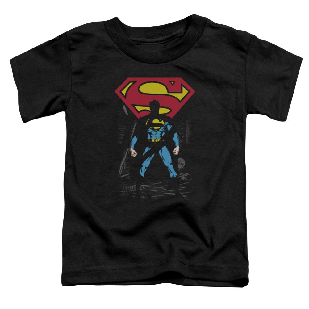 Superman Dark Alley Toddler 18/1 Cotton SS T