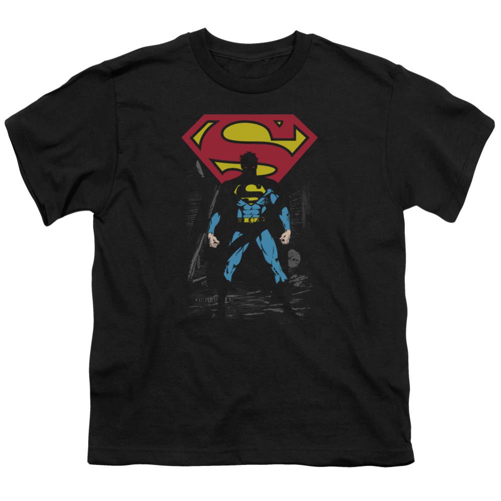 Superman Dark Alley Youth 18/1 100% Cotton SS T