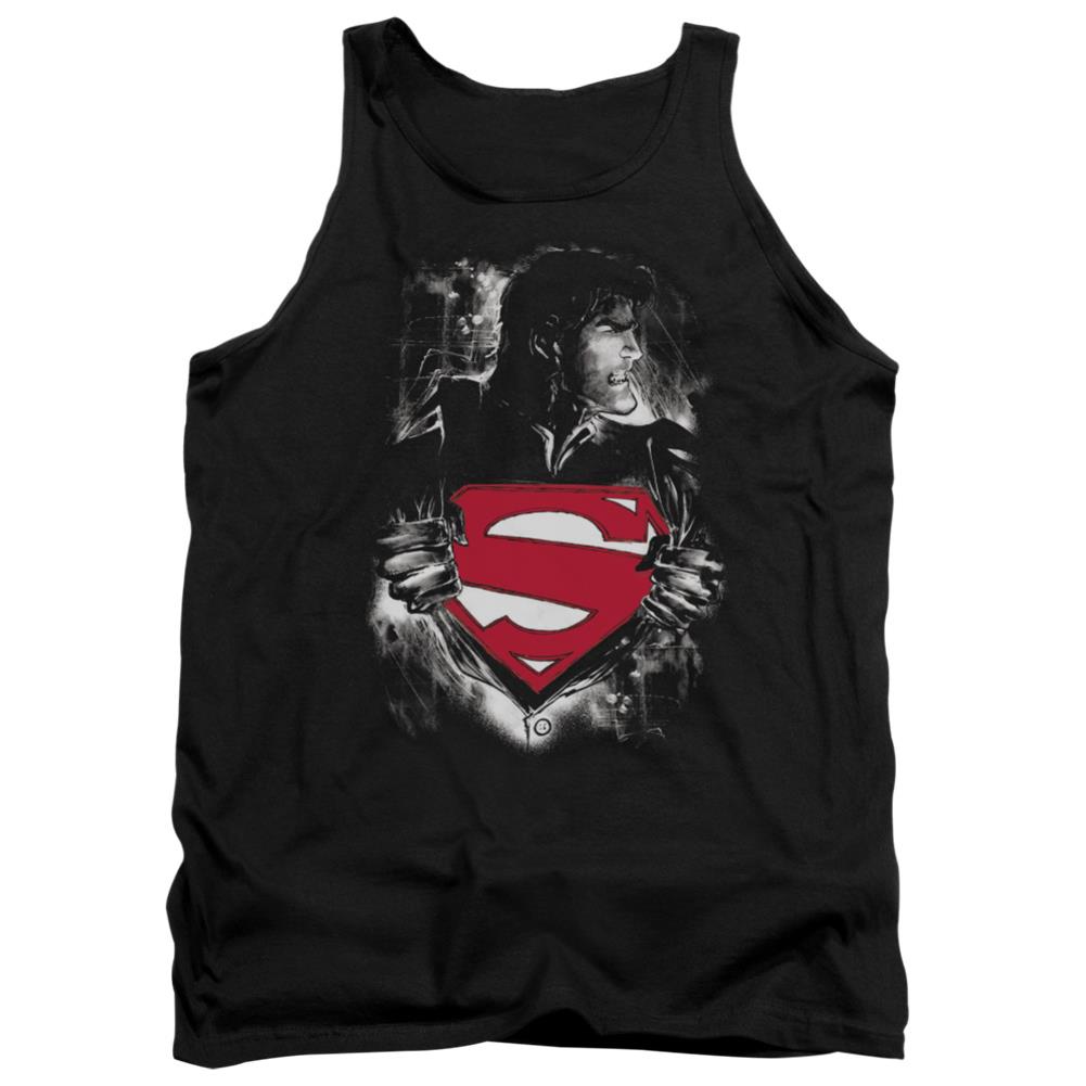 Superman Darkest Hour Men's 18/1 Cotton Tank Top