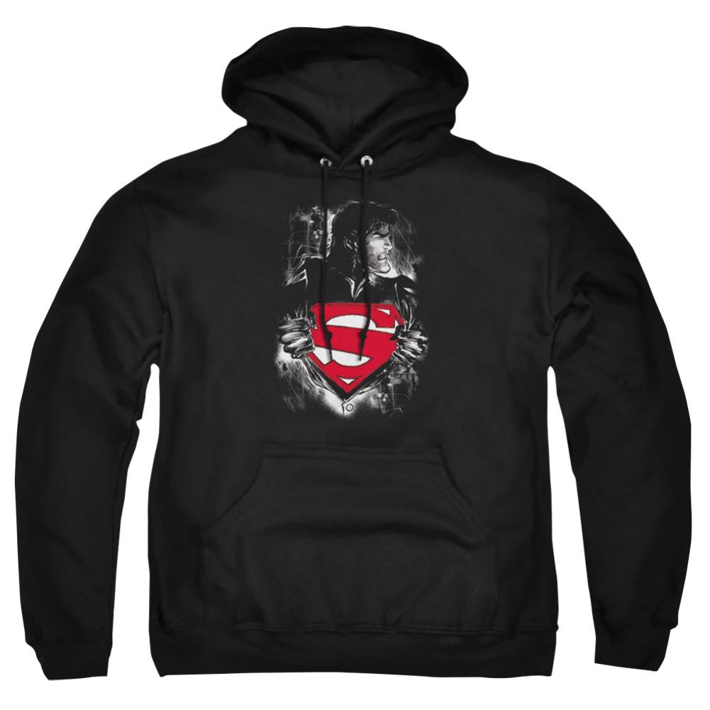 Superman Darkest Hour Men's Pull-Over 75 25 Poly Hoodie