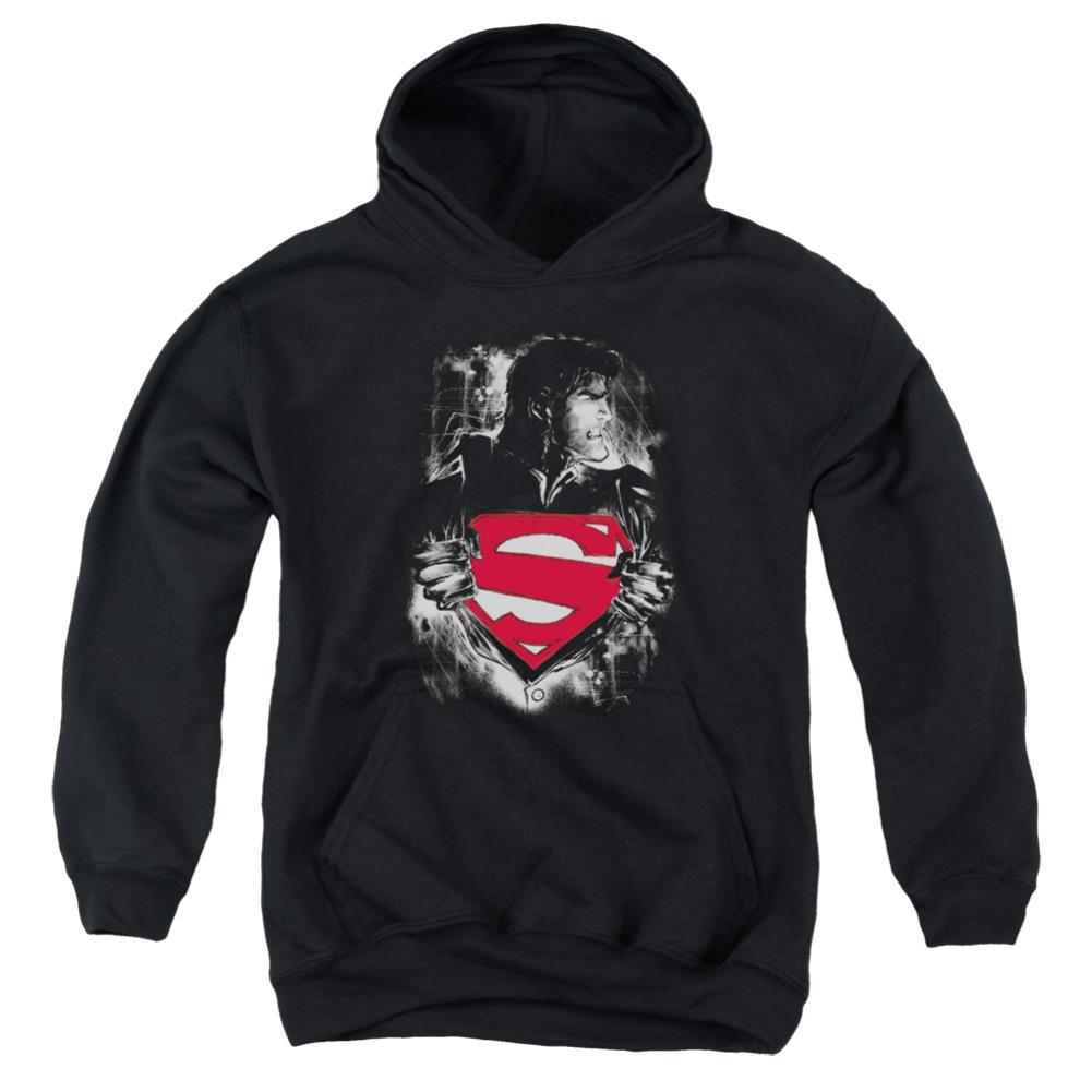 Superman Darkest Hour Youth Cotton Poly Pull-Over Hoodie