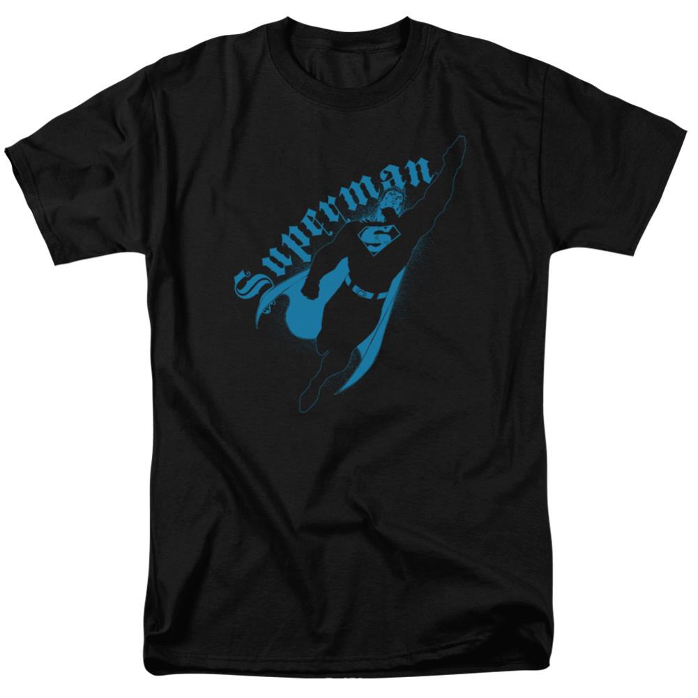 Superman Darkness Men's 18/1 Cotton SS T