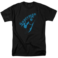 Superman Darkness Men's 18/1 Cotton SS T
