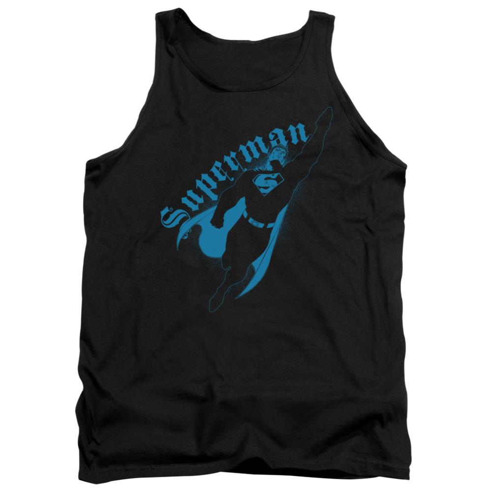 Superman Darkness Men's 18/1 Cotton Tank Top